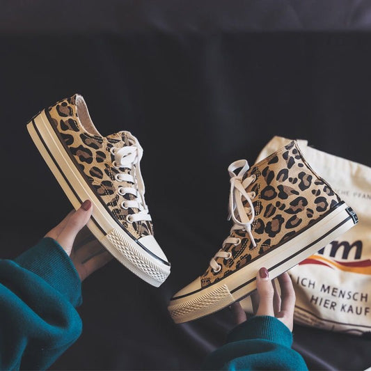 Leopard Canvas Shoes